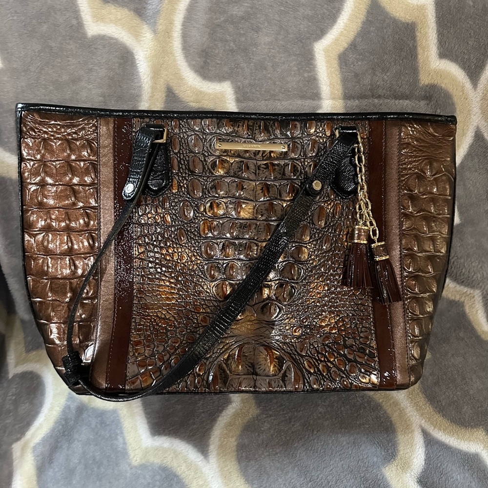 Brahmin medium Asher fall tortoise shoulder bag